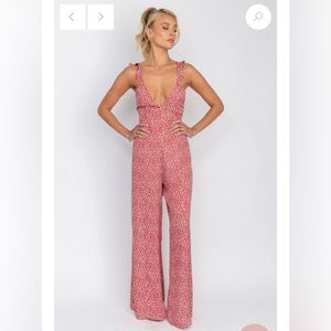 RESA Jilly Jumpsuit in the color Crimson Poppy